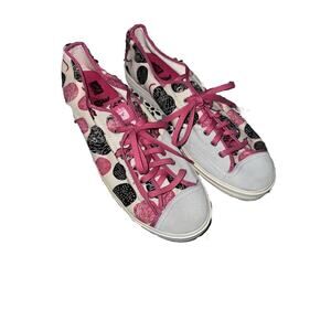 Onitsuka Tiger Shoes Women's Size 11.5 Canvas Sneakers Multicolor Pink Lace Up